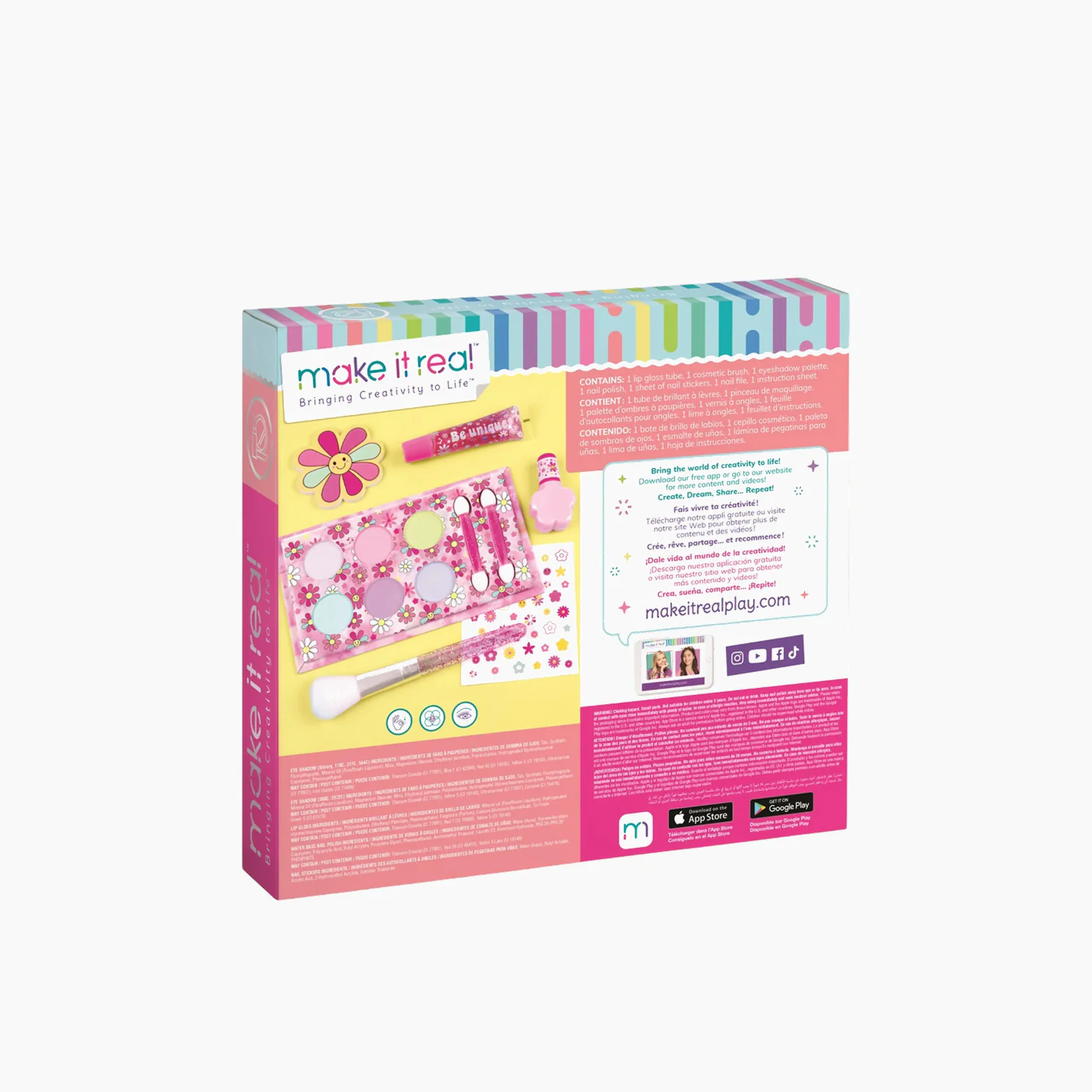 MAKE IT REAL Blooming Beauty Cosmetic Set- 7 Pcs - Image 2