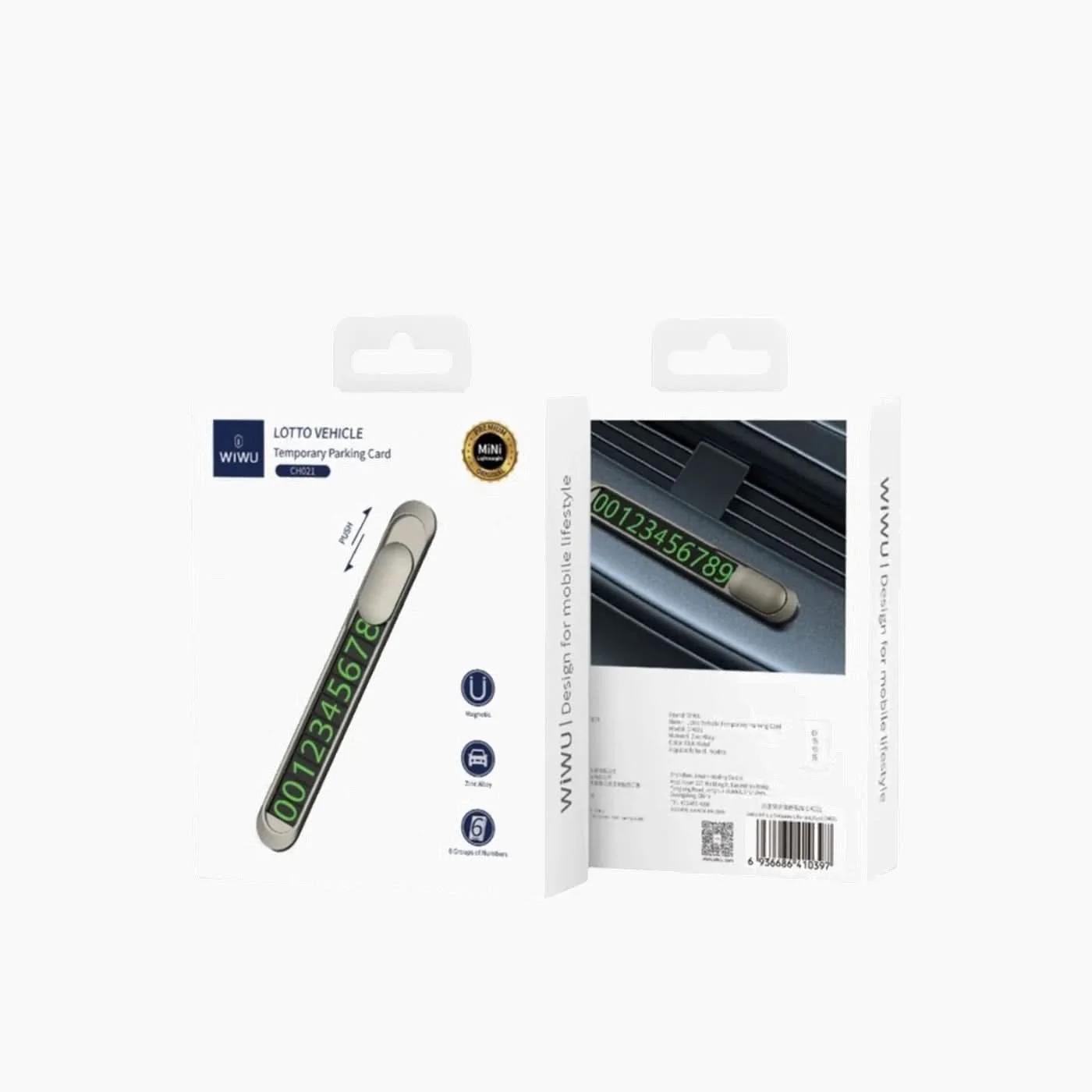 Wiwu Lotto Vehicle Temporary Parking Card - Image 3