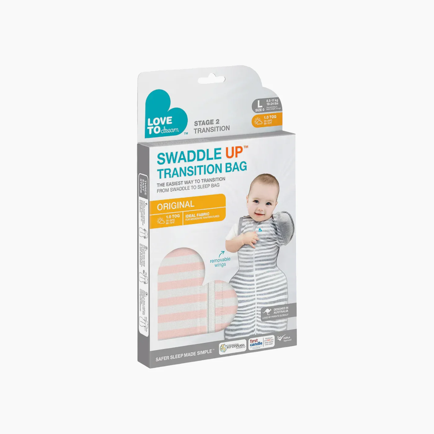 Love To Dream Swaddle Up™ Transition Bag Dusty Pink Large - Image 2