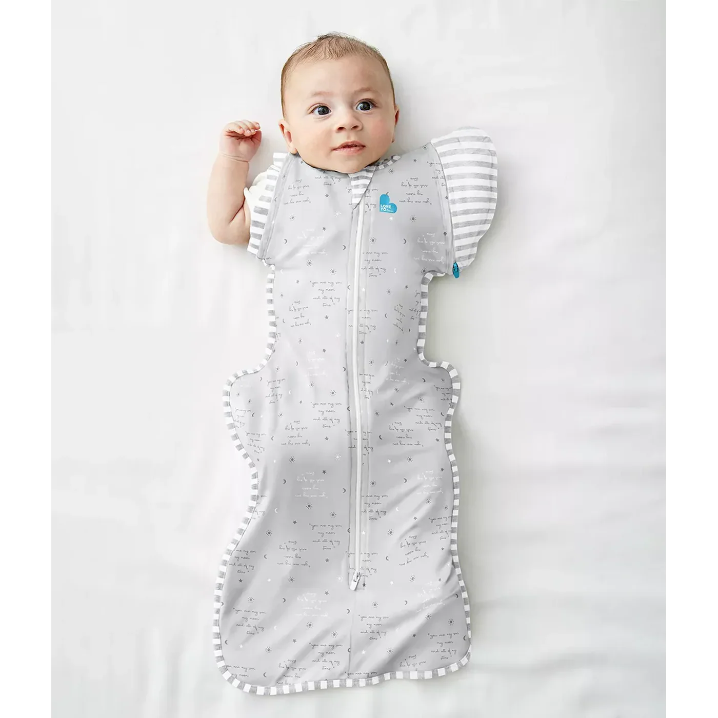 Love To Dream Swaddle Up™ Transition Bag Lite 0.2 Tog Gray You Are My - Image 3
