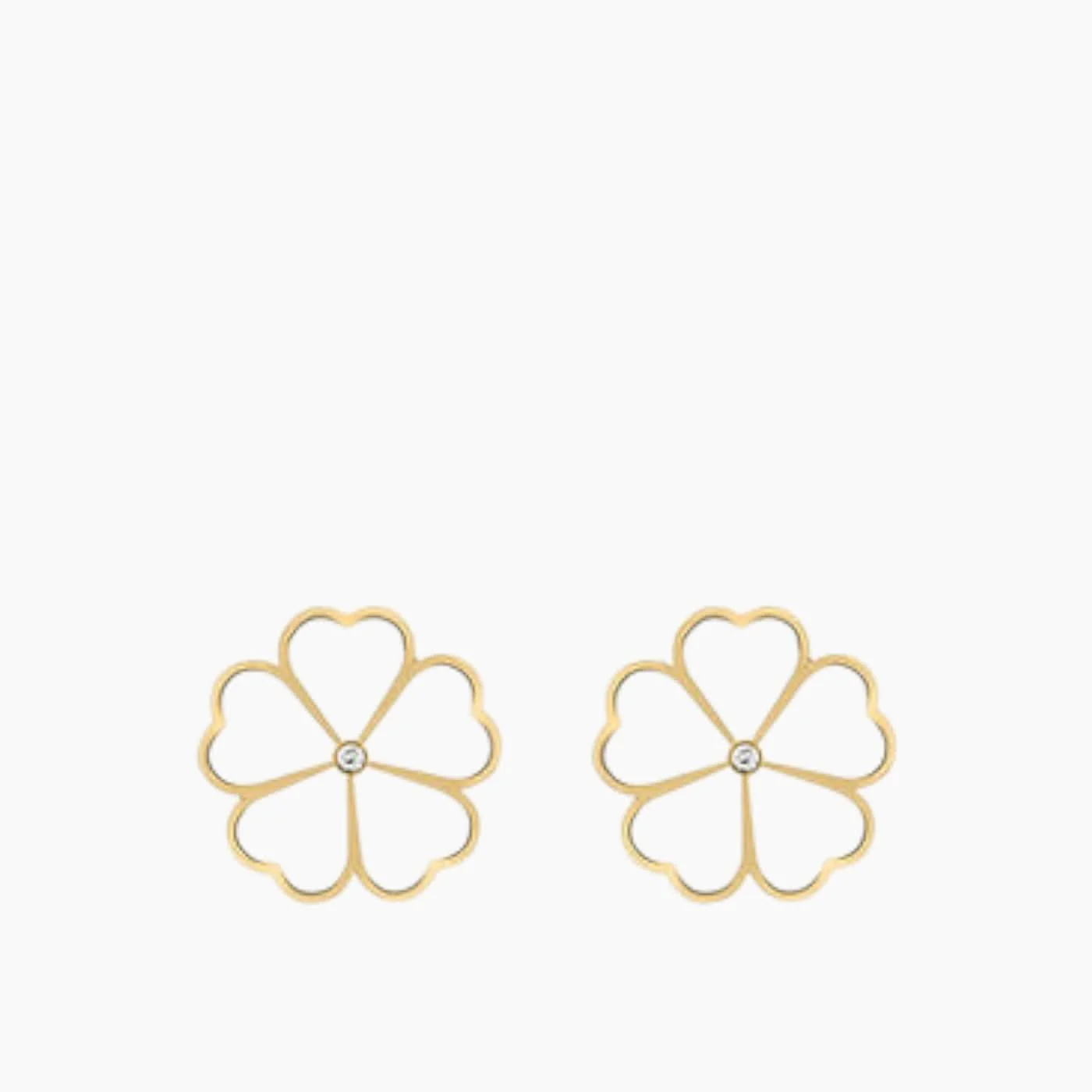 Baby Chic Fine Jewelry Lucky Clover Earrings