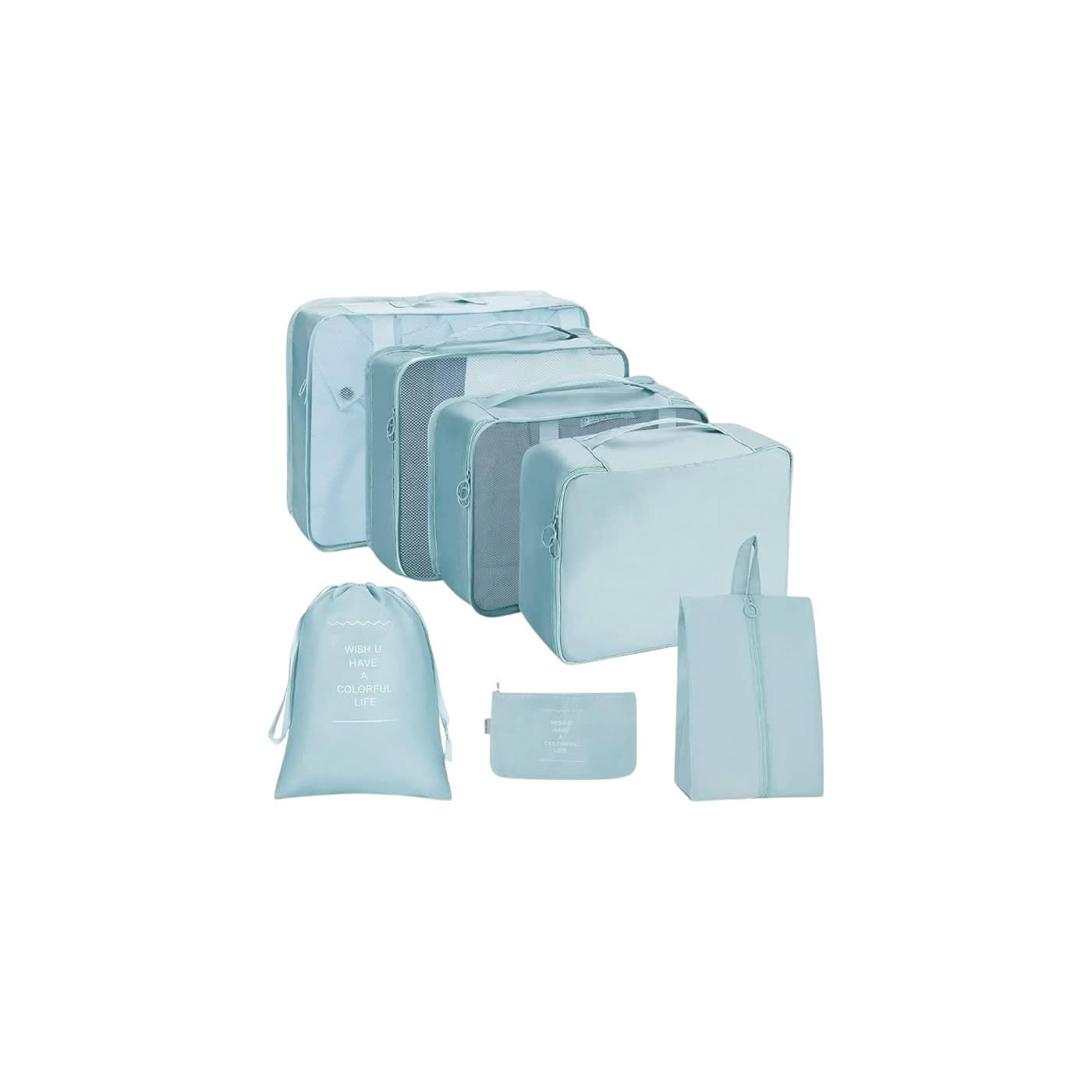 Travel Kit Luggage Organizer 8 Pieces - Image 3