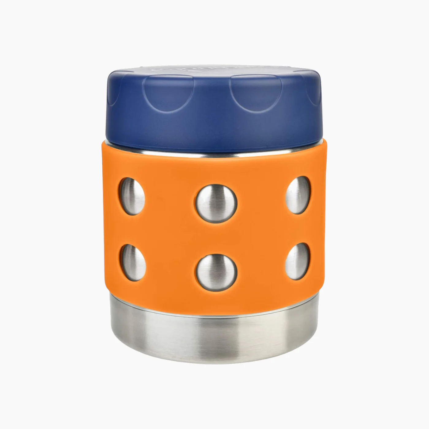 Lunchbots Thermal 8Oz Orange,Navy