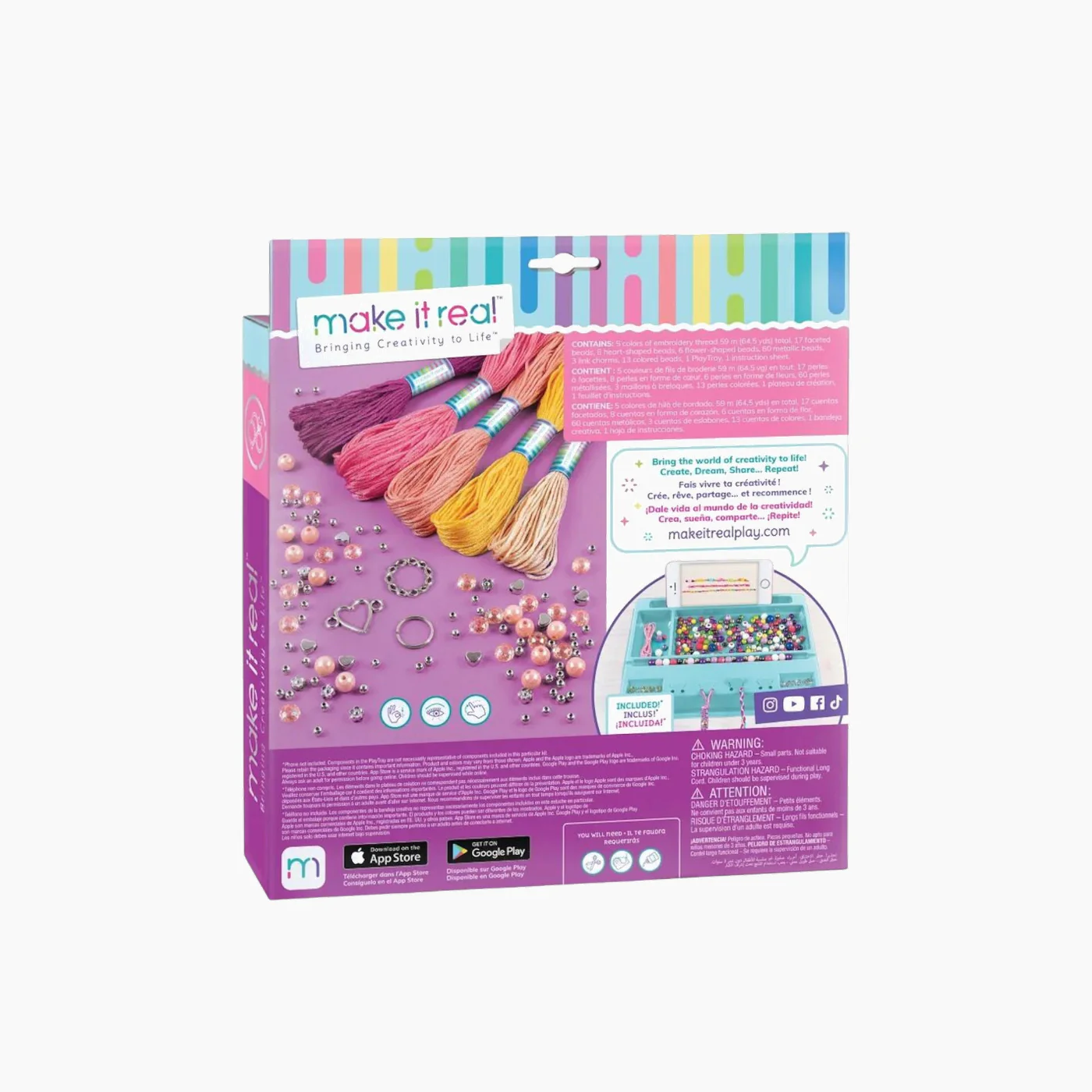 MAKE IT REAL Macrame Friendship racelet 114 Pcs - Image 2