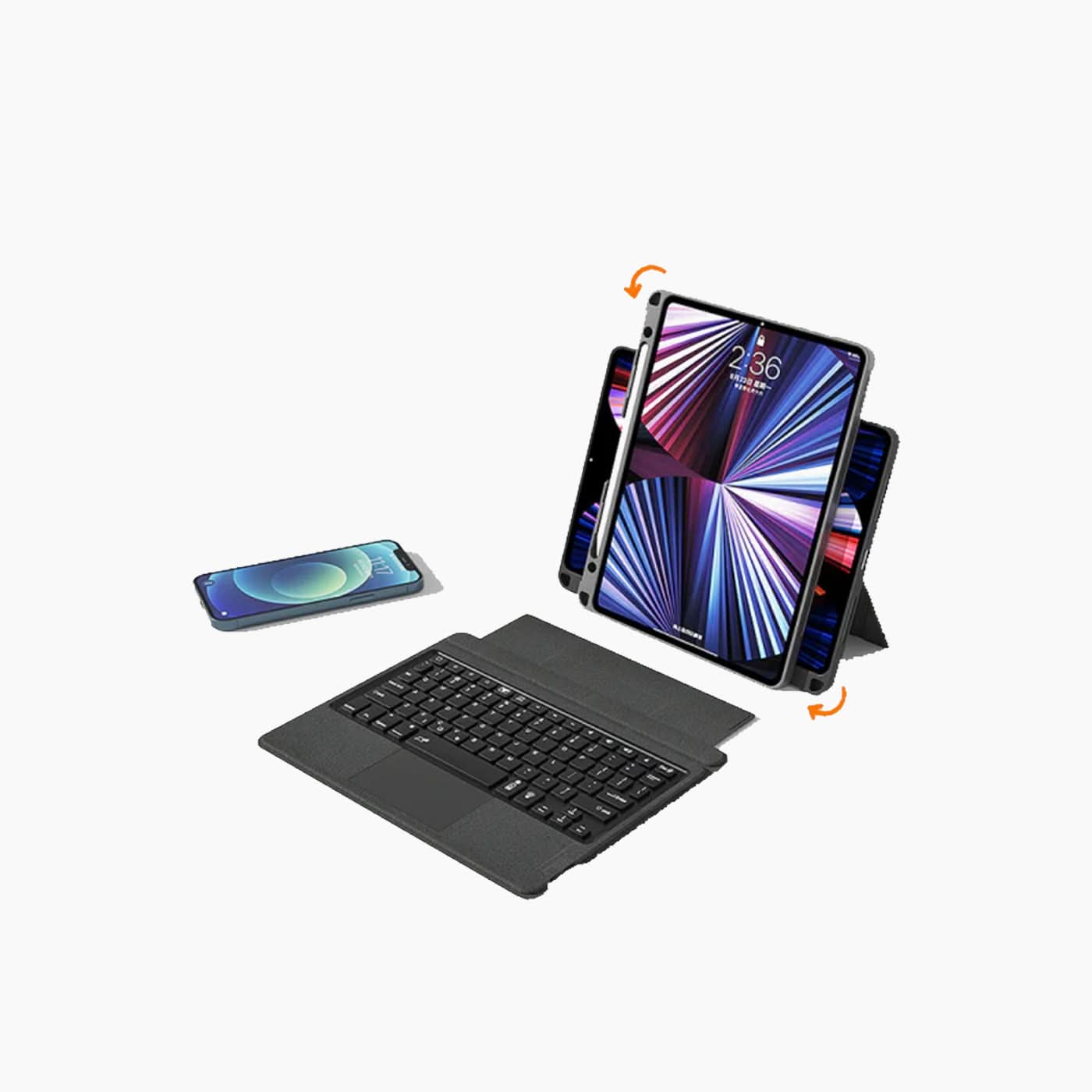 Wiwu Mag Touch iPad Keyboard Case - Image 3