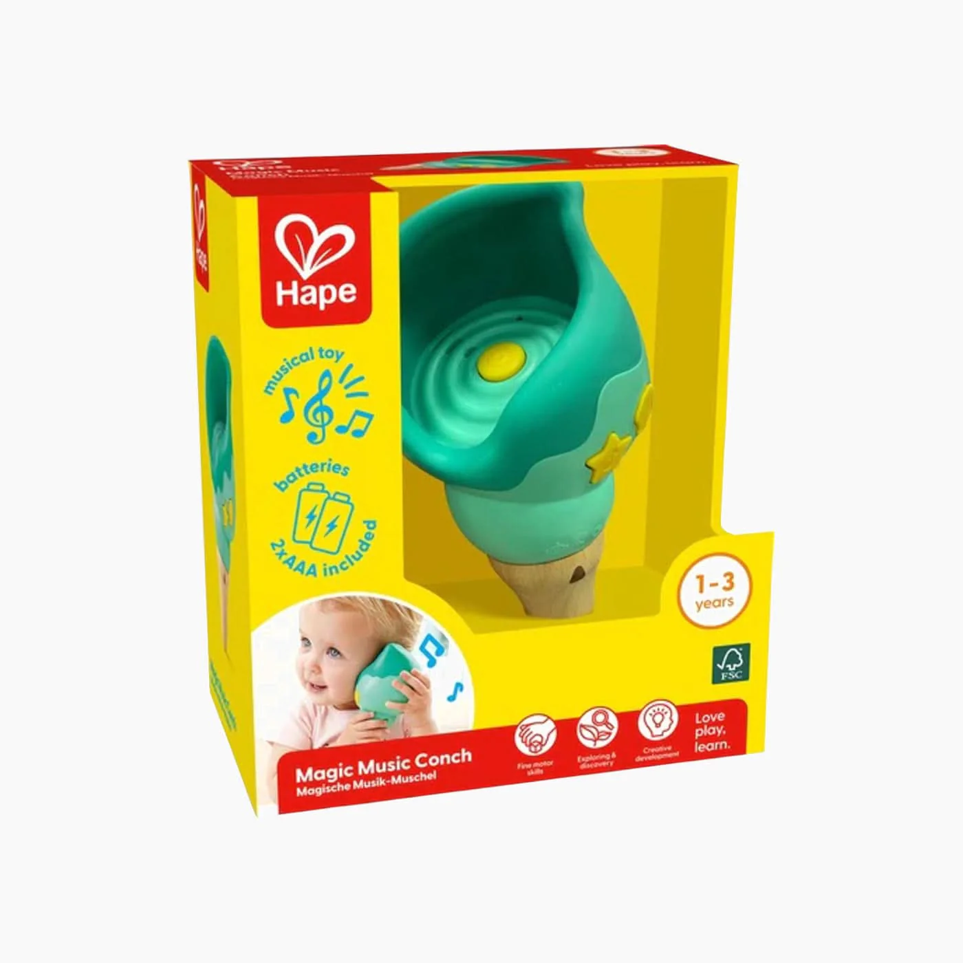 Hape Magic Music Conch Toy - Image 4