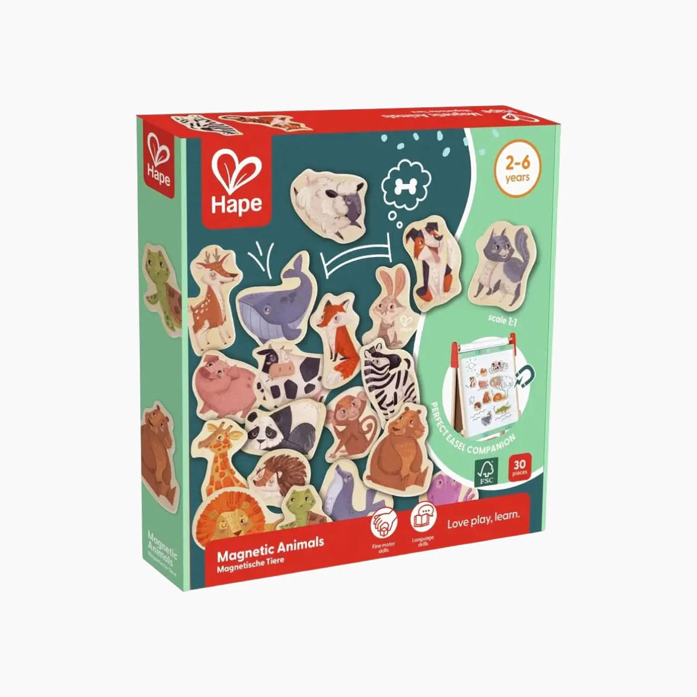 Hape Magnetic Animals Mix and Match Set - Image 3