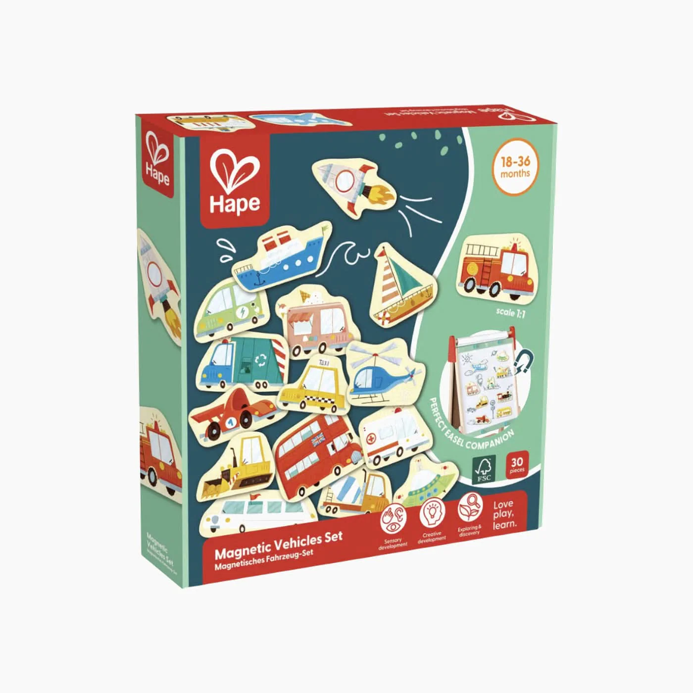 Hape Magnetic Vehicles Set - Image 3