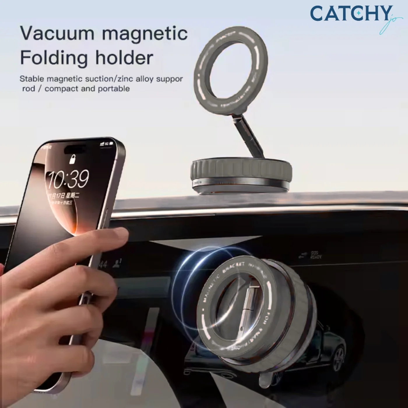 C.JO Magnets Car Phone Holder - Image 5
