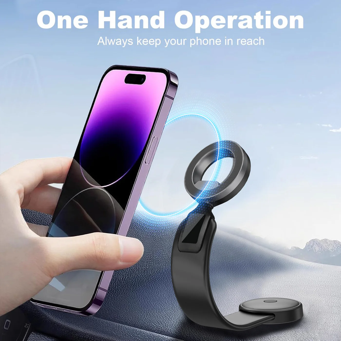 Wiwu MAGO Series Magsafe Car Mount - Image 7