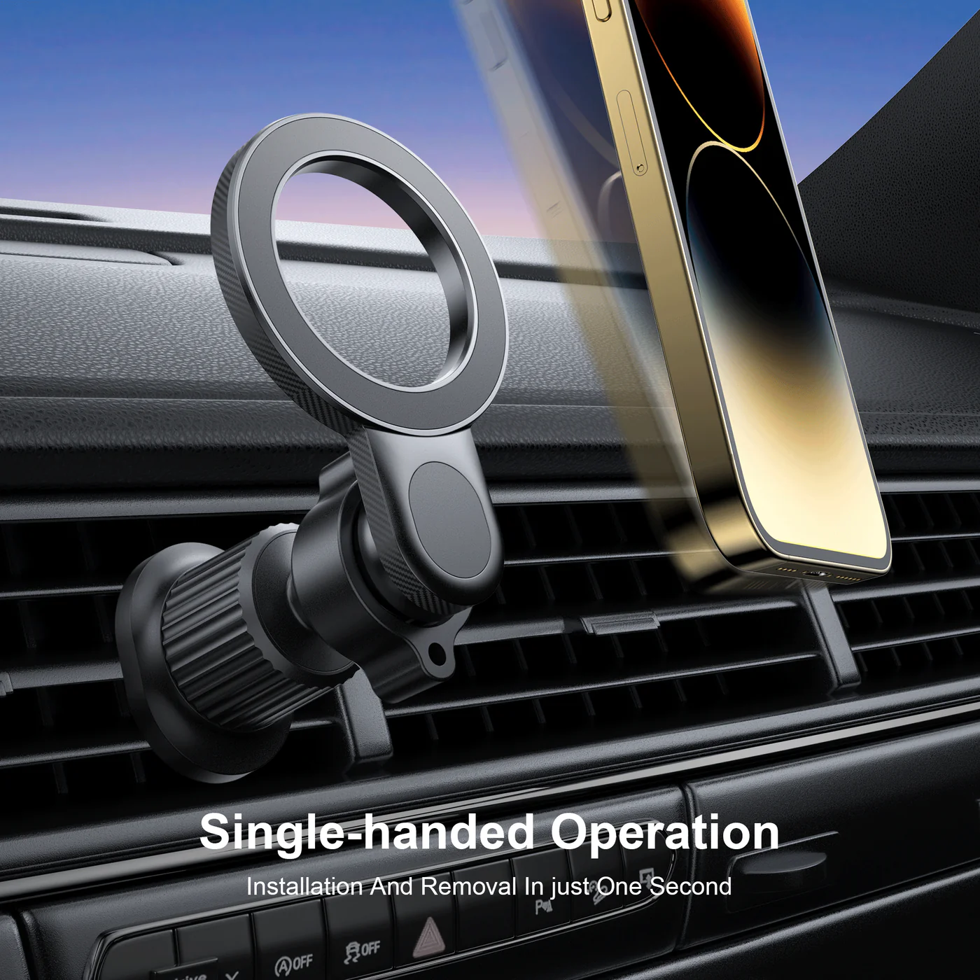 Wiwu MAGO Series Magsafe Car Mount - Image 4