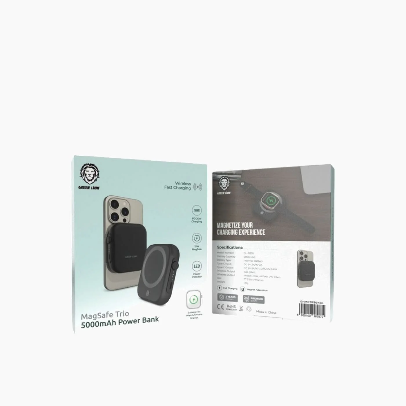 Green Lion MagSafe Trio Power Bank - Image 2