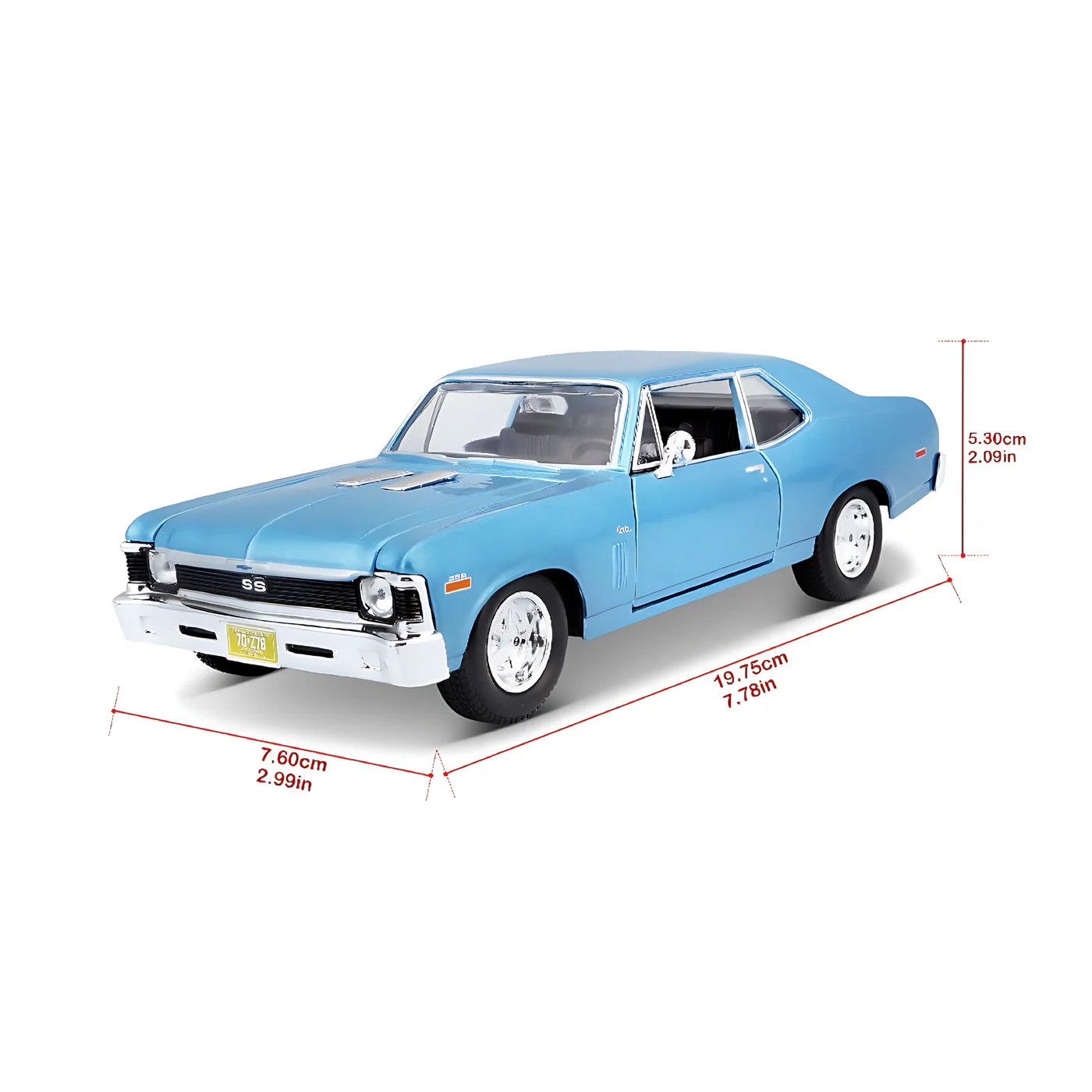 Maisto Burago 1:24 SP. ED. (A) - 1970 Chevrolet Nova SS - Image 16