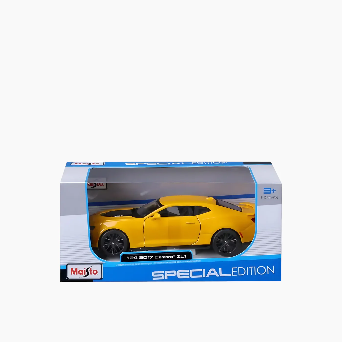 Maisto Burago 1:24 SP. ED. (B) - 2017 Camaro ZL1 Met Yellow - Image 7