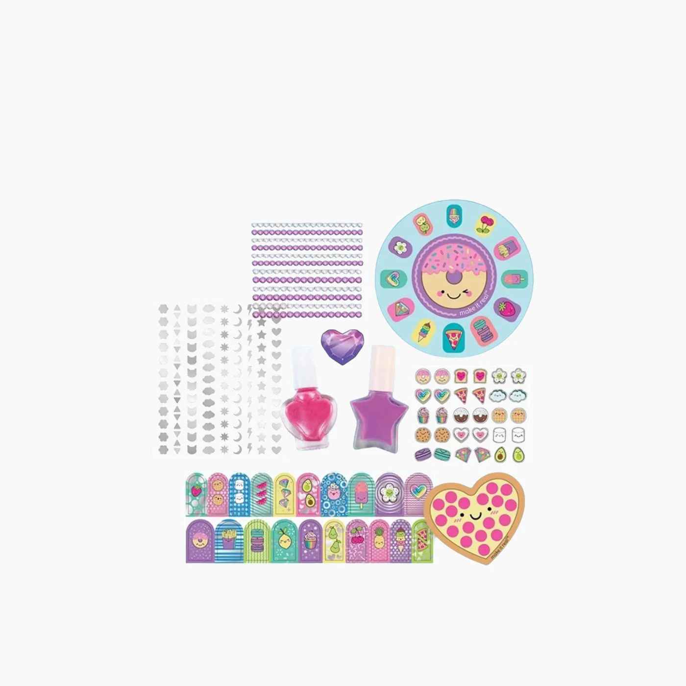 Make It Real Glitter Girls Nail Party - 12 Pieces - Image 2