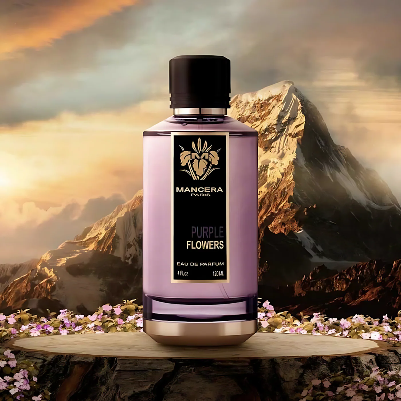 Mancera Purple Flowers EDP 120ML For Women - Image 4
