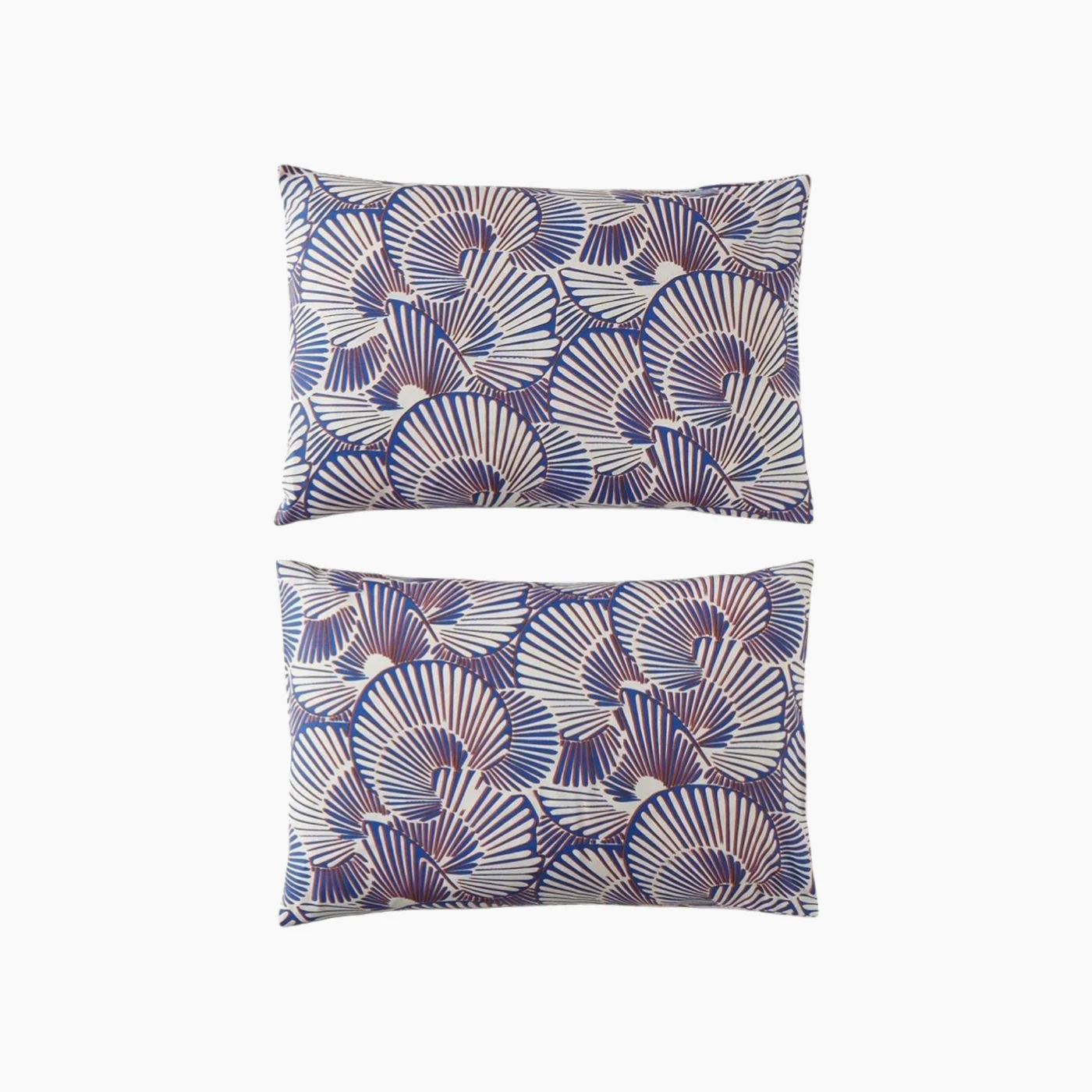 EH Living Marine Mosaic Easy Iron 2 pcs Pillowcase 50X70 Navy Blue - Orange - Image 2