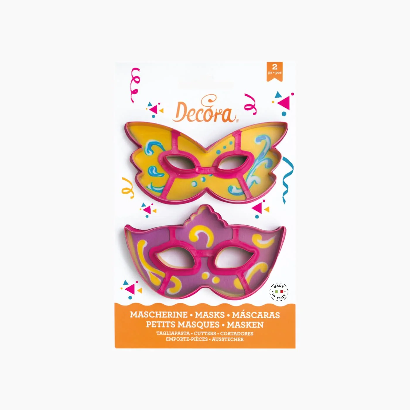 Decora Mask Cookie Cutters