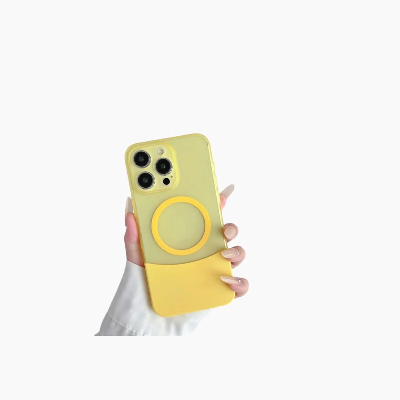 Catchy Jo iPhone Splicing Magnetic Case - Image 2
