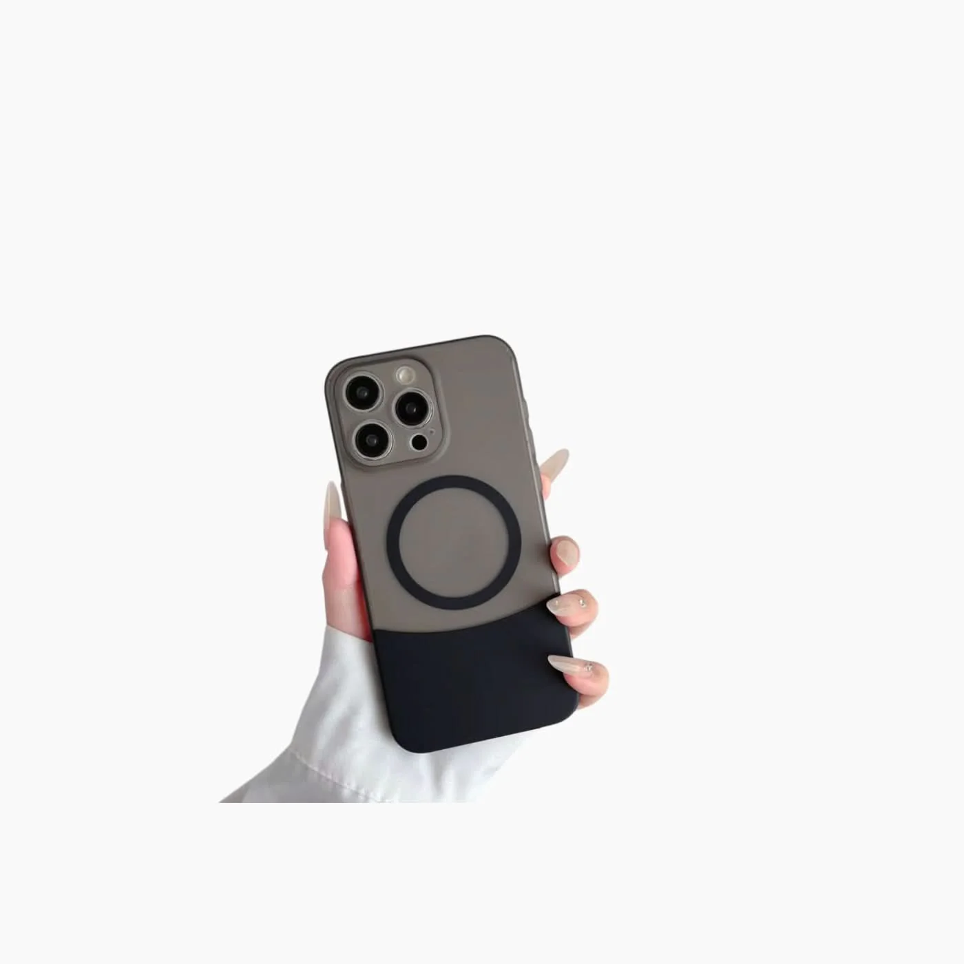 Catchy Jo iPhone Splicing Magnetic Case - Image 3