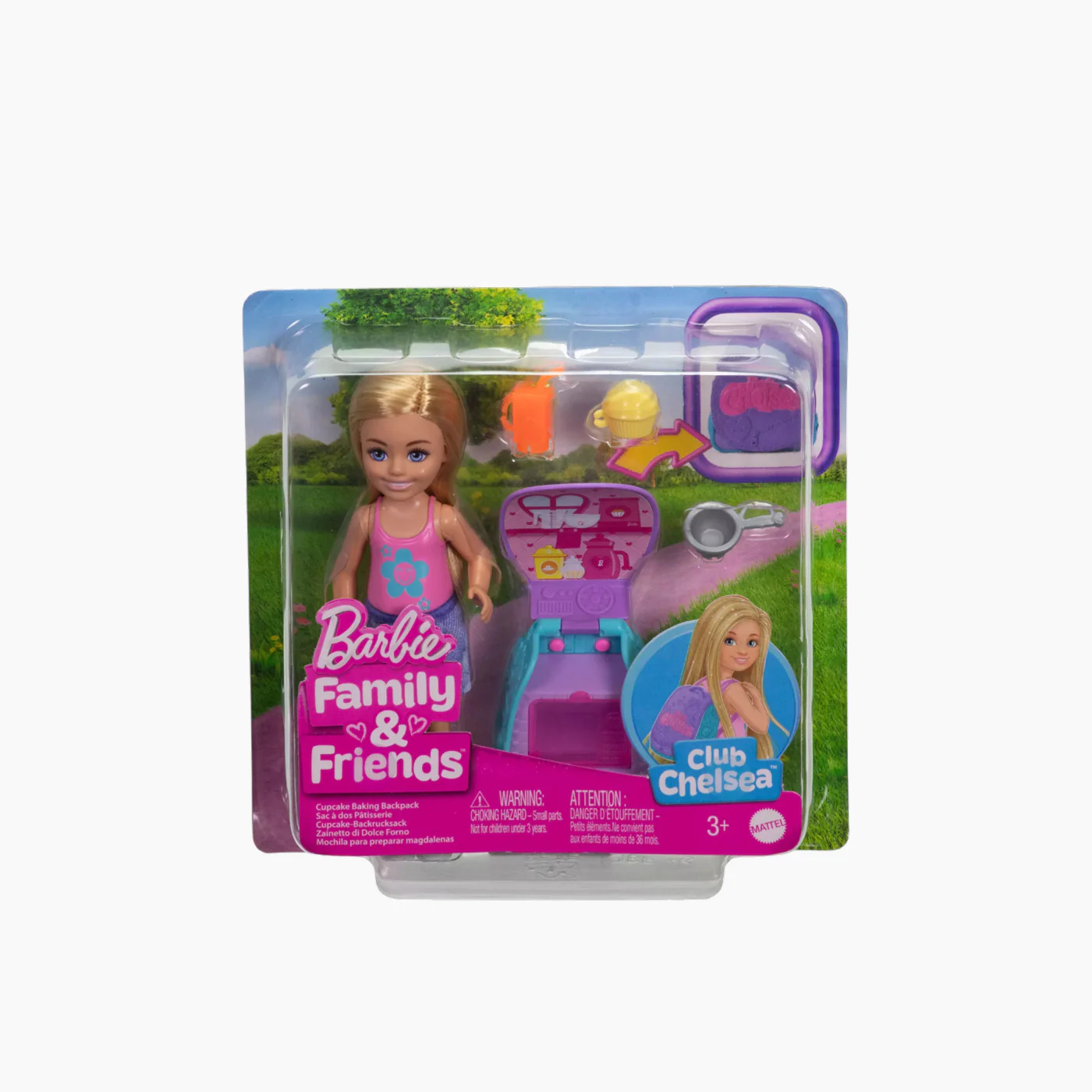 Mattel Barbie Club Chelsea Backpack Surprise - Blonde Doll - Image 6