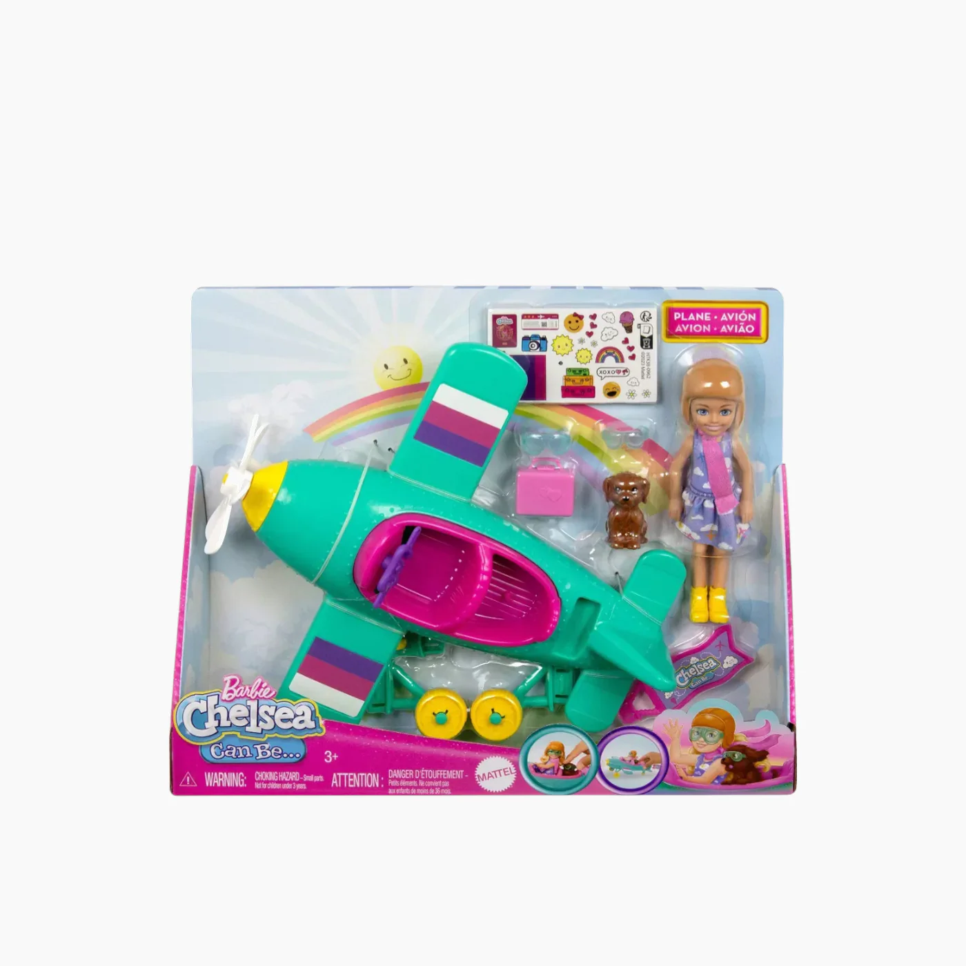 Mattel Barbie Club Chelsea Can Be Plane - Image 3