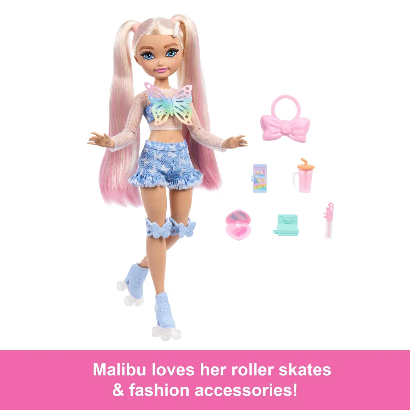 Mattel Barbie Dream Besties Roller Skate Barbie Malibu - Image 6
