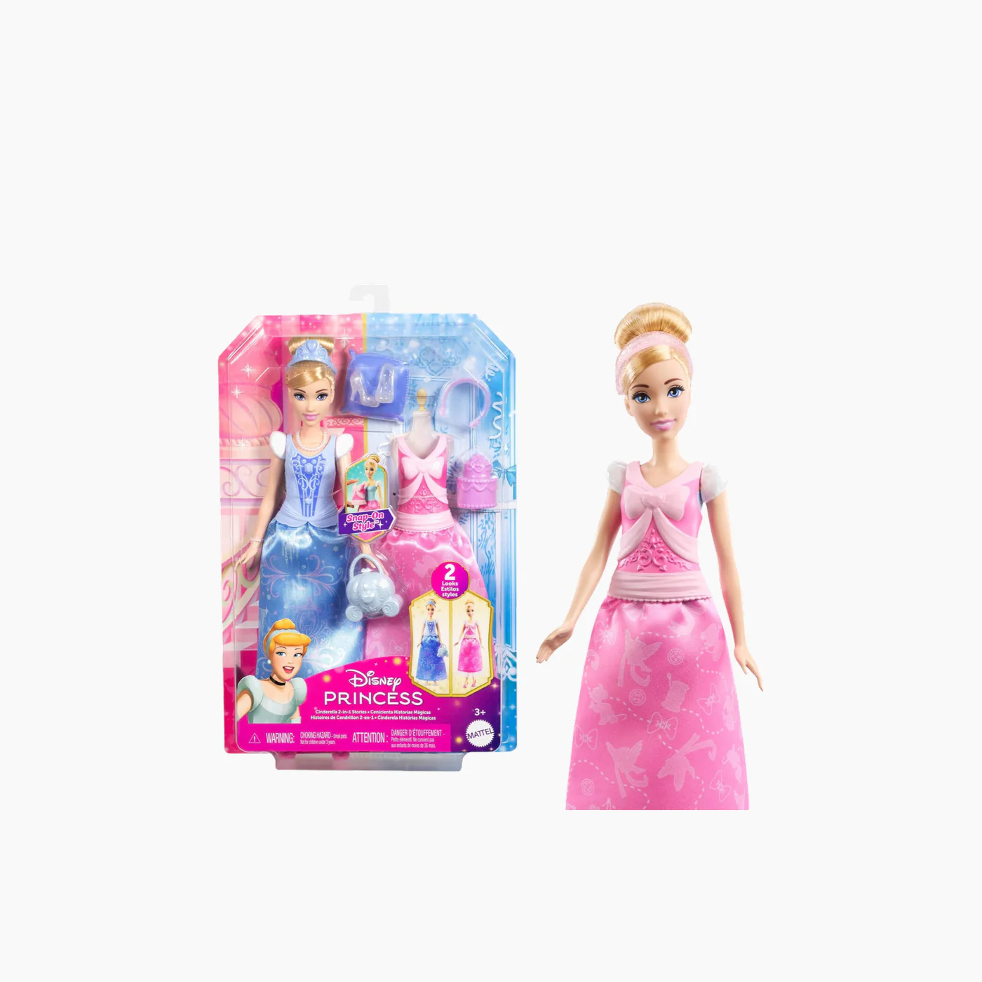 Mattel Disney Princess Story Doll - Cinderella - Image 3