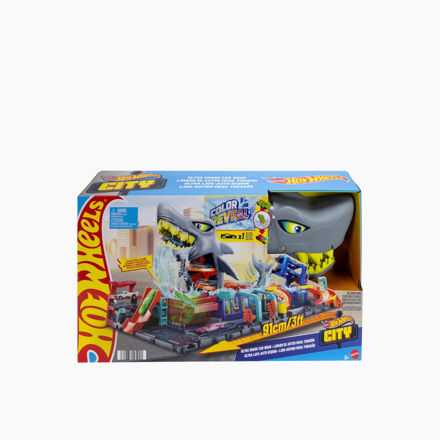 Hot Wheels City Ultra Shark Car Wash - Image 2
