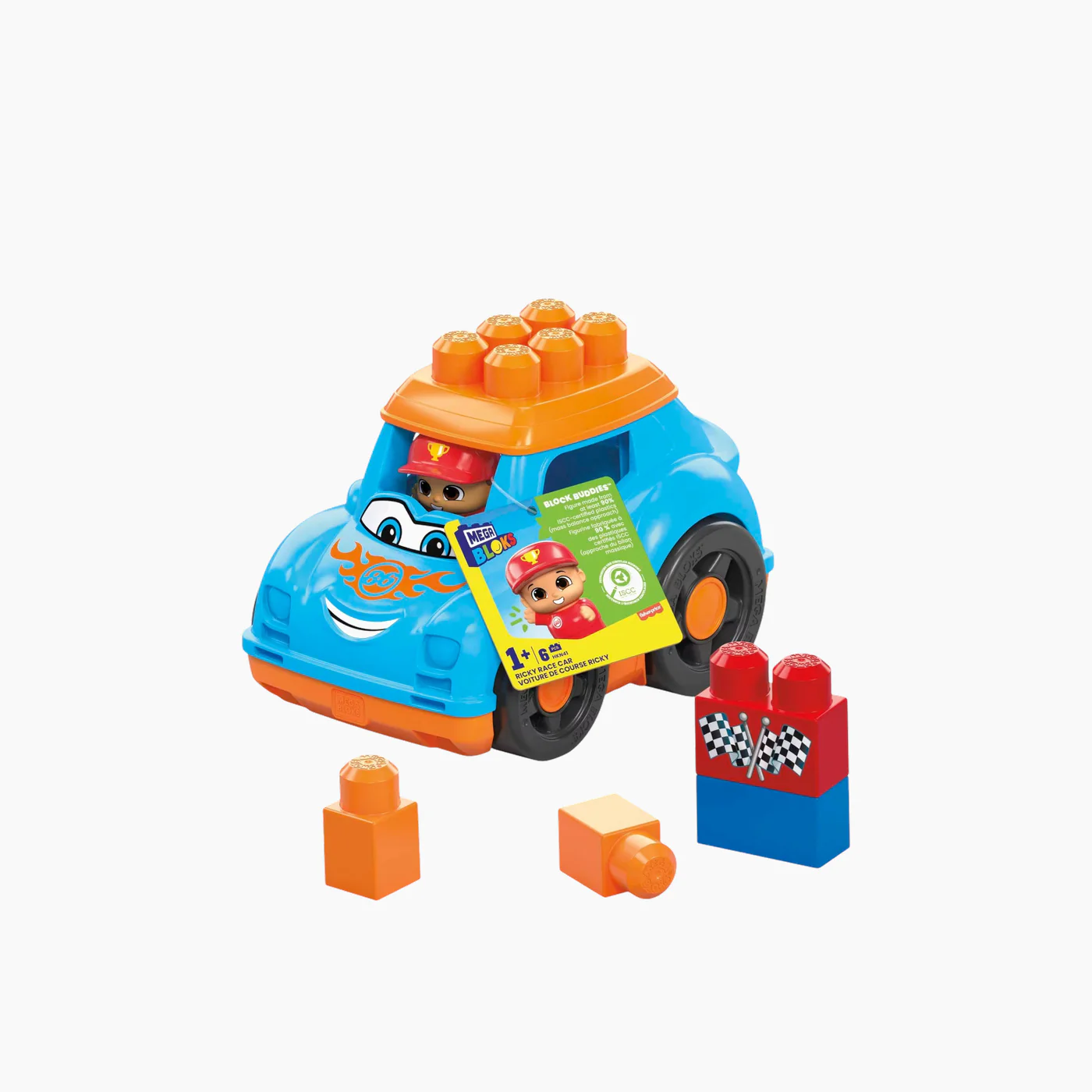 Mattel Lil' Vehicles Ricky Race Car - Image 3
