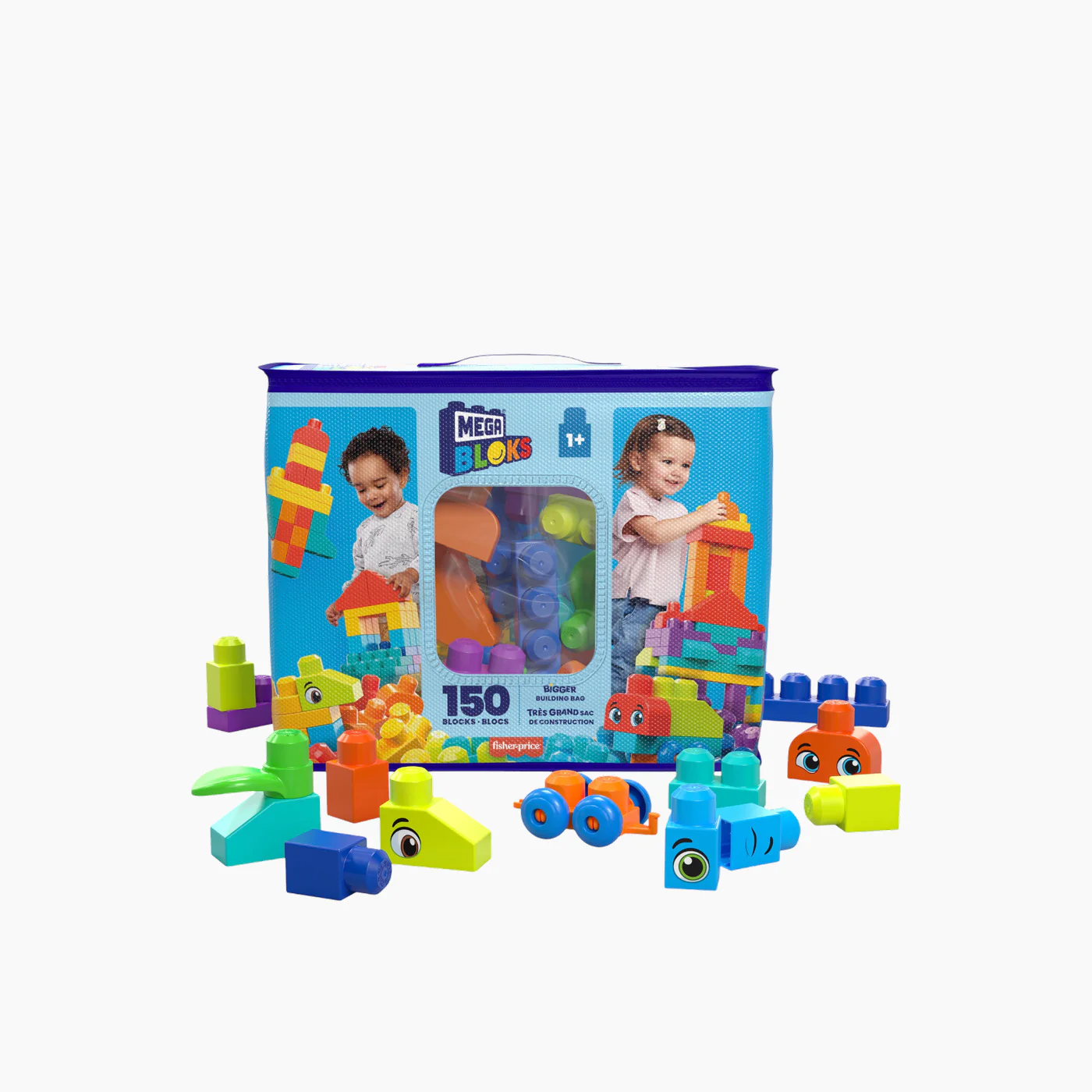 Mattel Mb Bigger Building Bag (150 Pcs) - Image 4