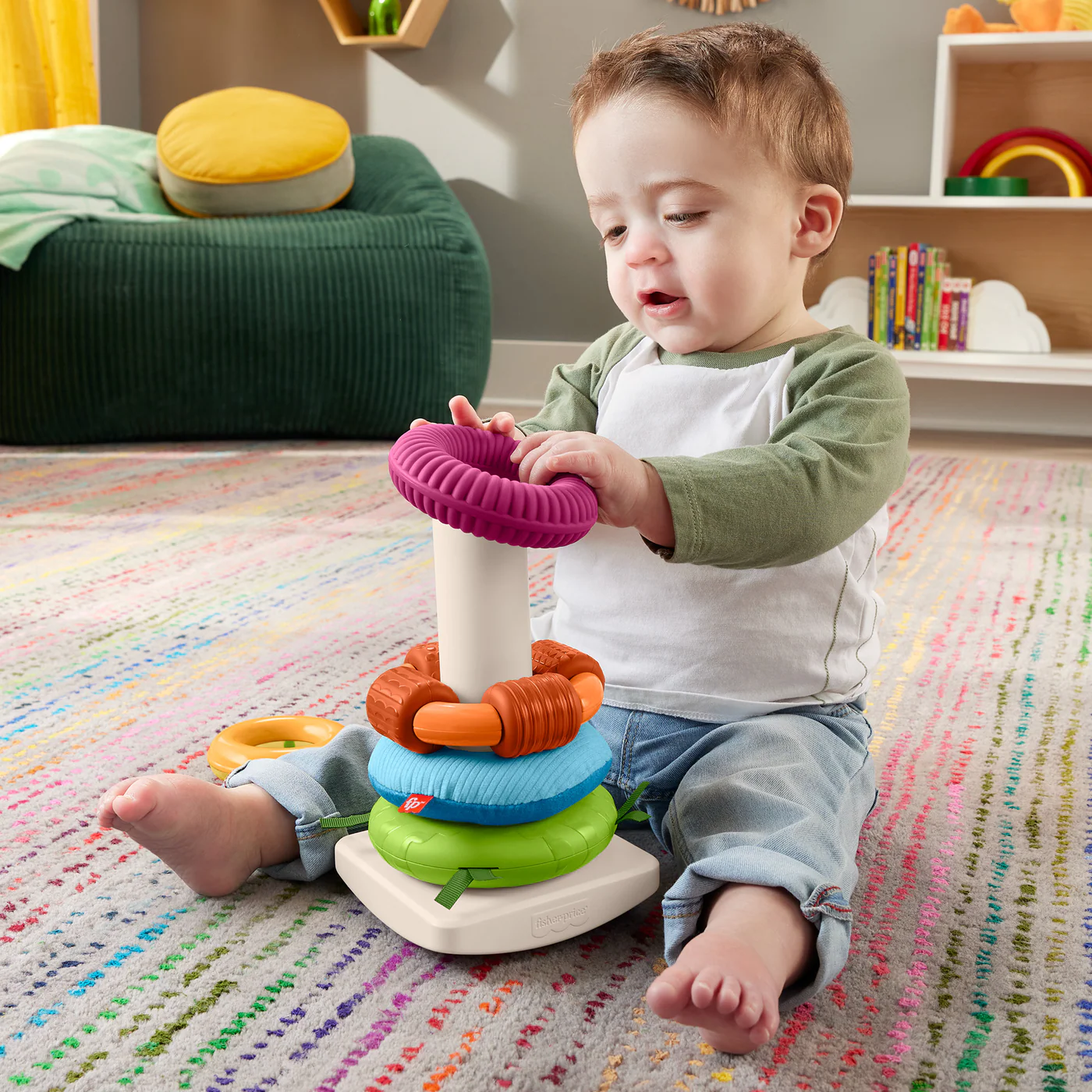 Mattel Sensory Rock-A-Stack - Image 5