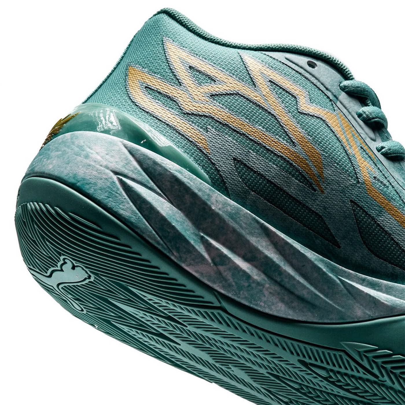PUMA MB.02 LaMelo Ball Jade Sneakers - Image 4