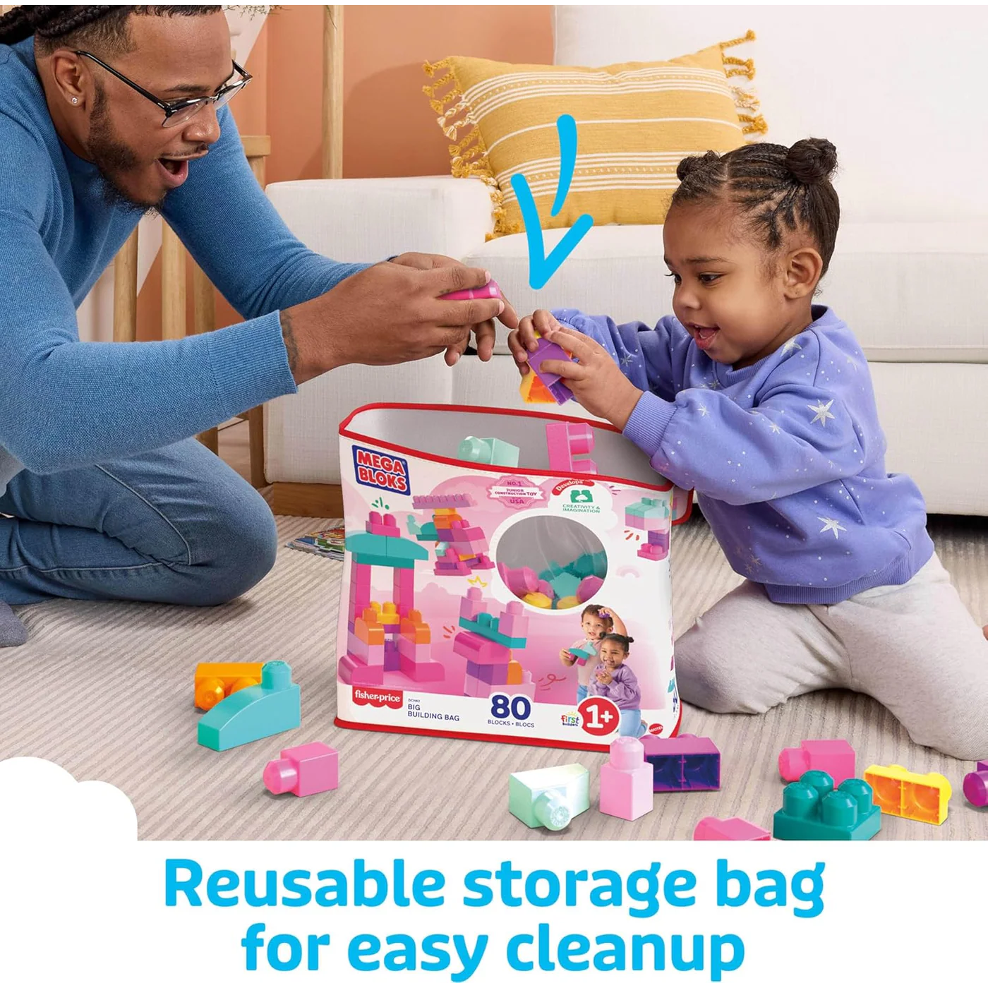 Mega Bloks First Builders Big Building Bag - Image 9