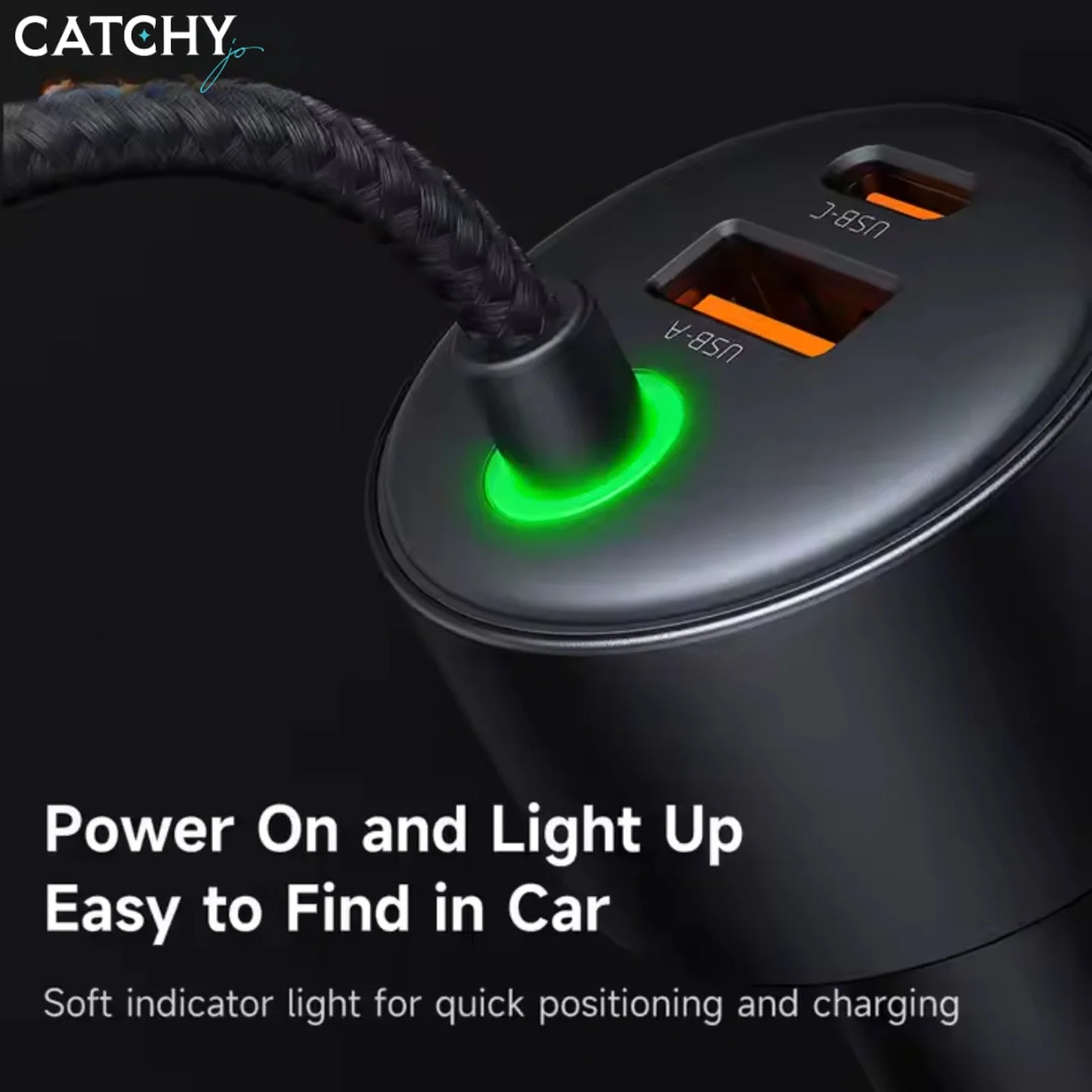 MCDODO 037 4-Port Car Charger With Light (120W) - Image 2