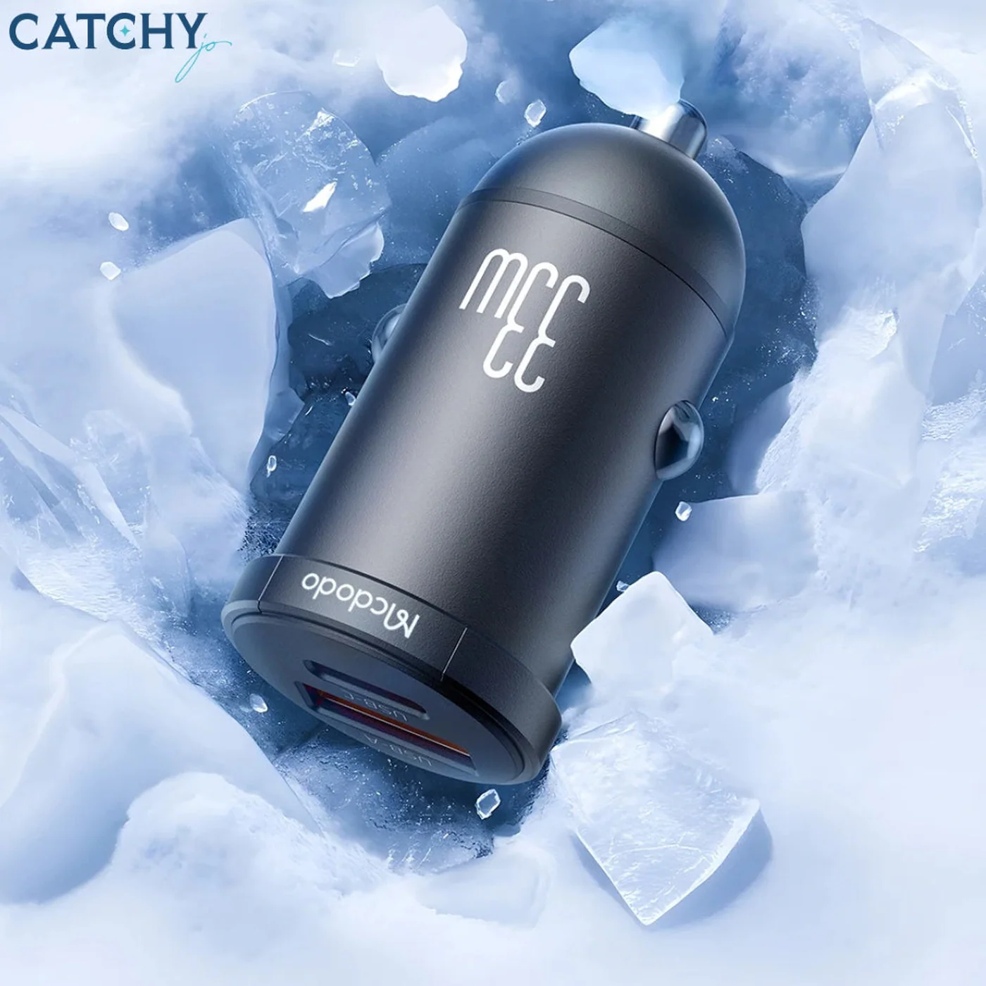 MCDODO 232 Dual Port Metal Car Charger (33W) - Image 3