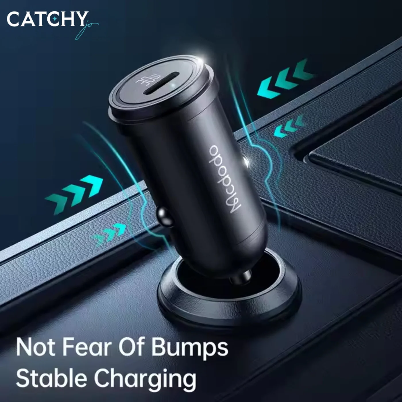 MCDODO 749 USB C Fast Car Charger (30W) - Image 2