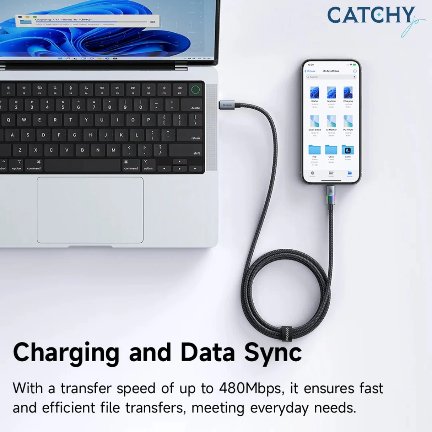 Mcdodo CA-8190 USB-C to Lightning Cable - Image 7
