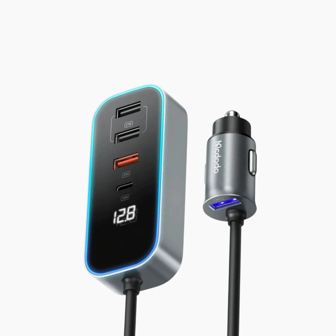 MCDODO CC-1900 Digital Display Car Charger 5 Ports (107W)