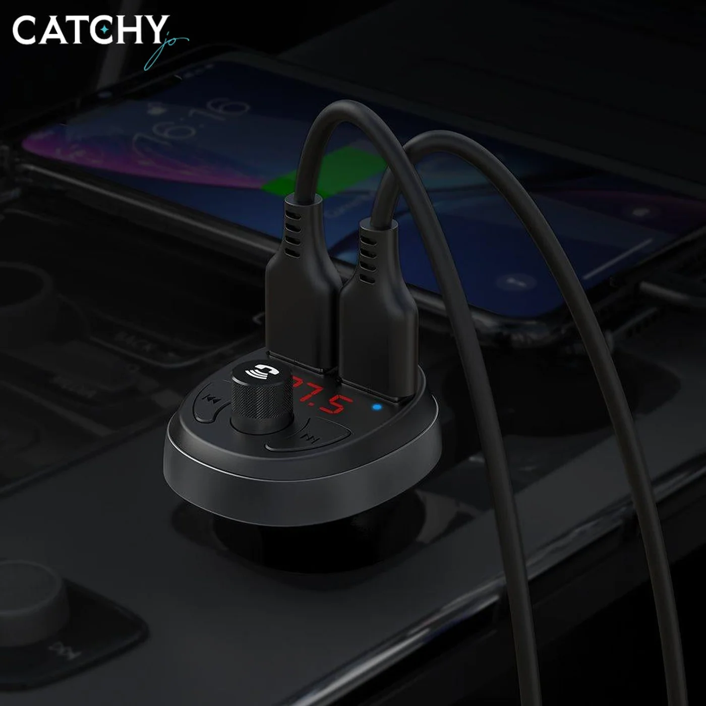 MCDODO CC-6880 USB Bluetooth Car Charger - Image 4