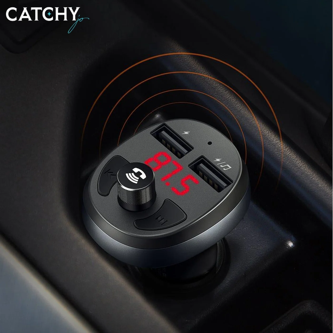 MCDODO CC-6880 USB Bluetooth Car Charger - Image 5