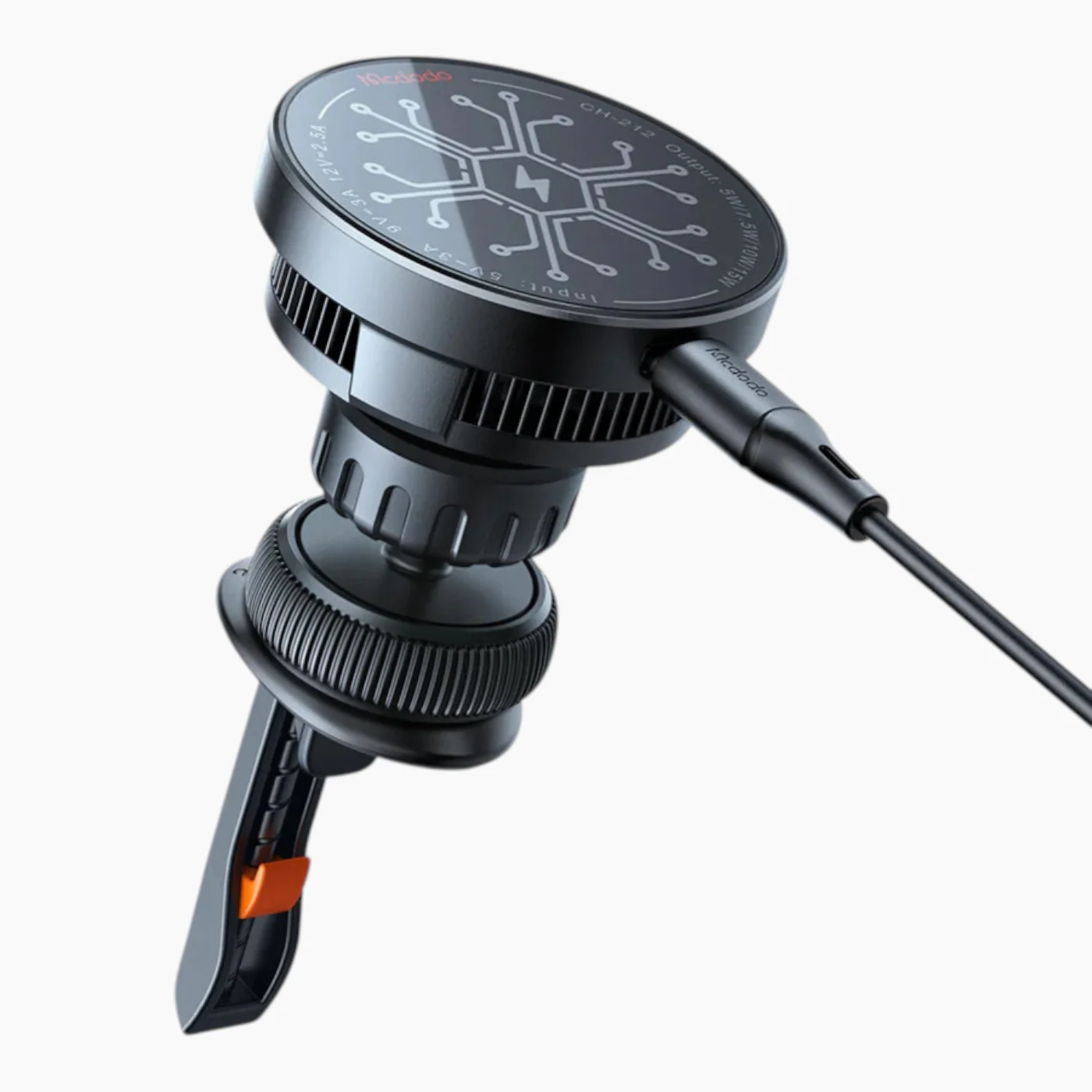 MCDODO CH-2130 Magnetic Radiator Wireless Car Charger (15W) - Image 4
