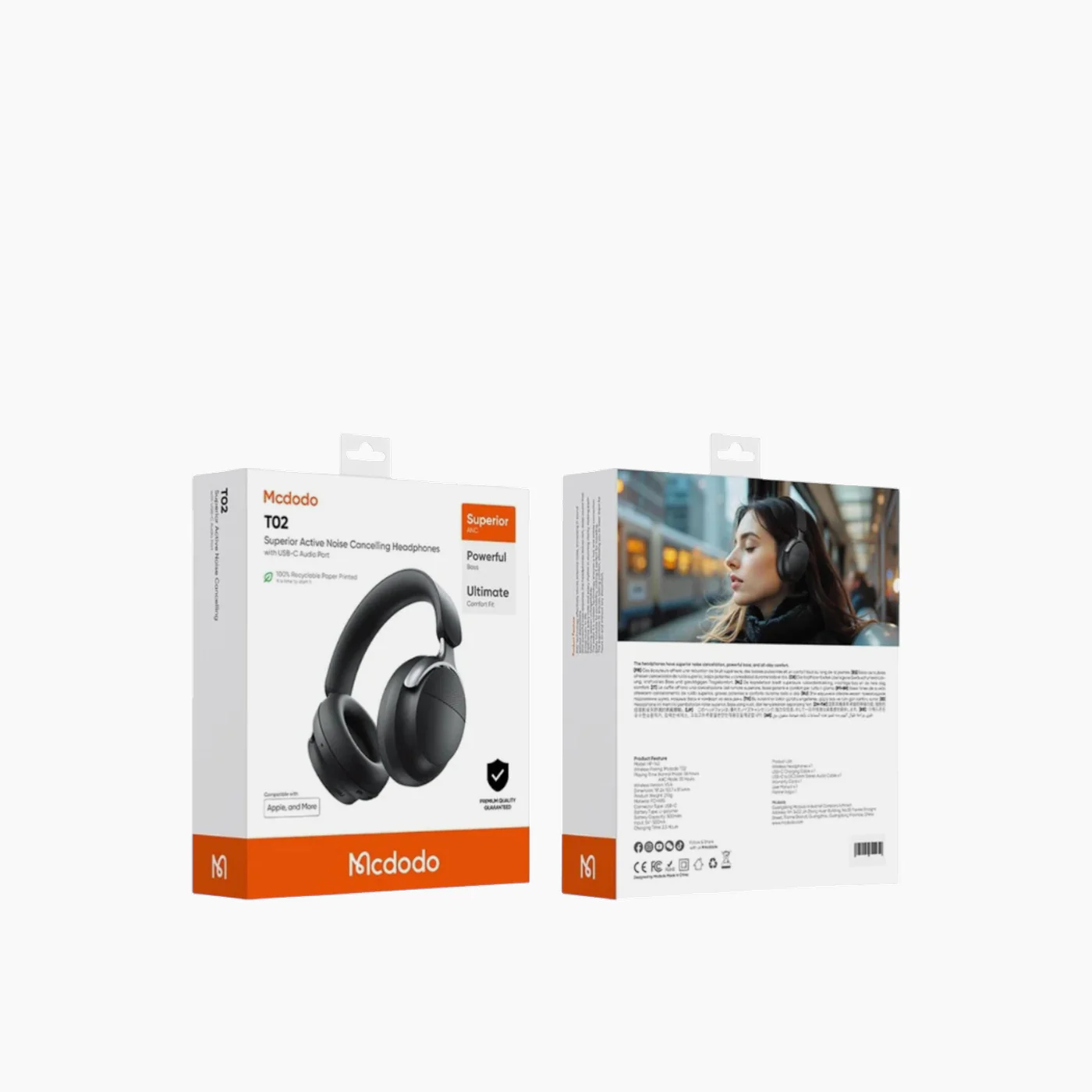 MCDODO HP 1400 Active Noise Cancelling Headset - Image 5