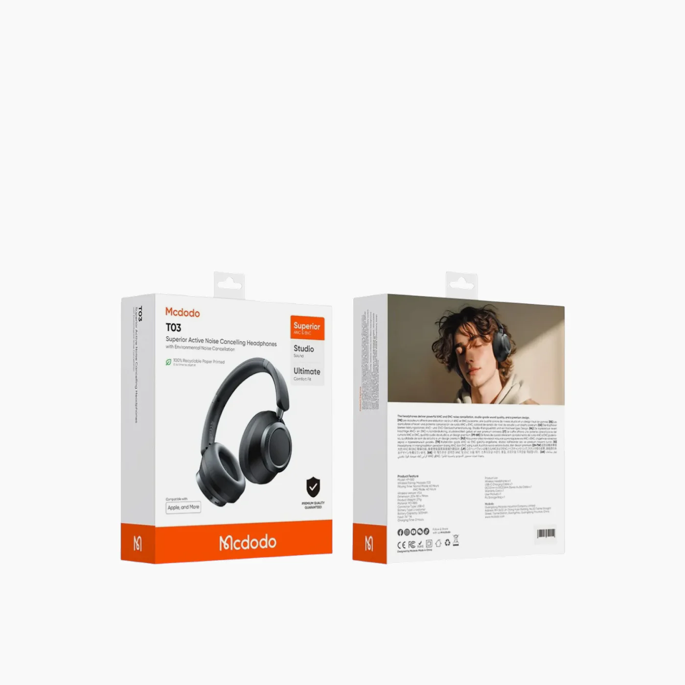 MCDODO HP-582 T03 Bluetooth Headset - Image 3