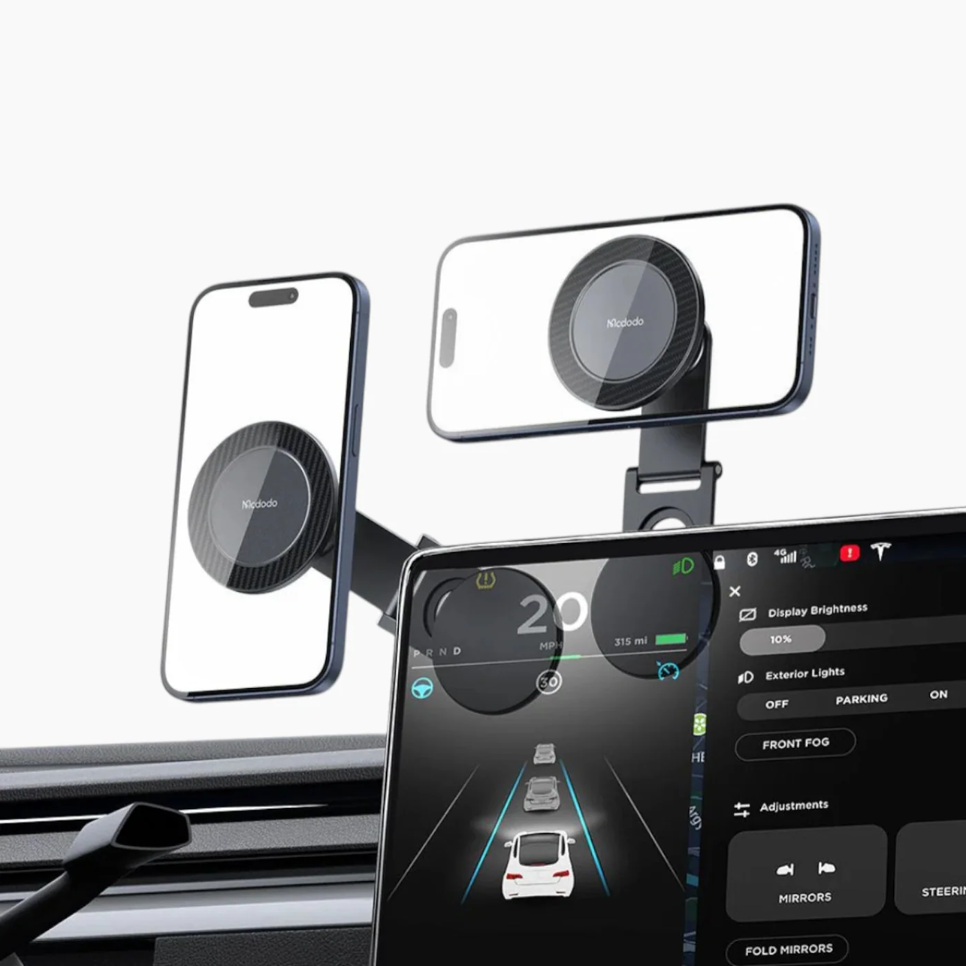 MCDODO Magnetic Car Phone Holder - Image 3