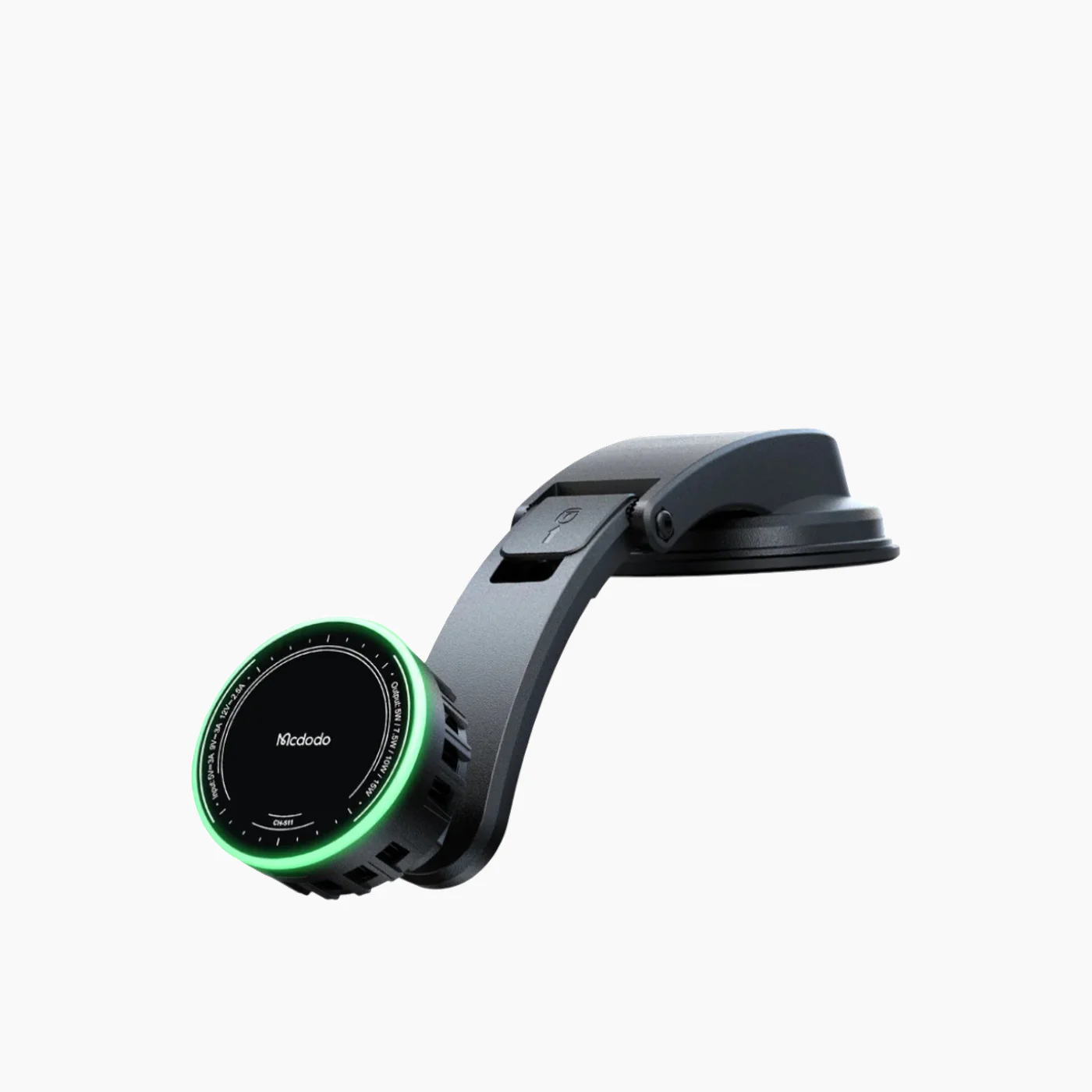 MCDODO Magnetic Wireless Car Charger With Cooling Fan (15W)