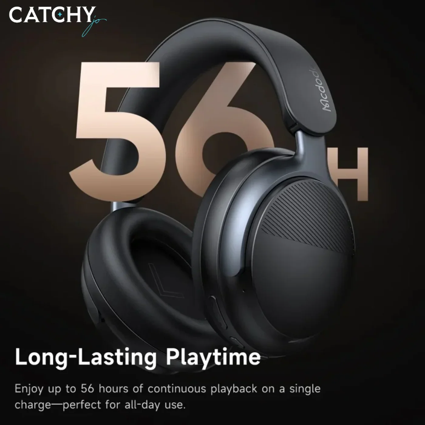 MCDODO TO2 Superior Active Noise Cancelling Headset With USB-C Audio Port - Image 3