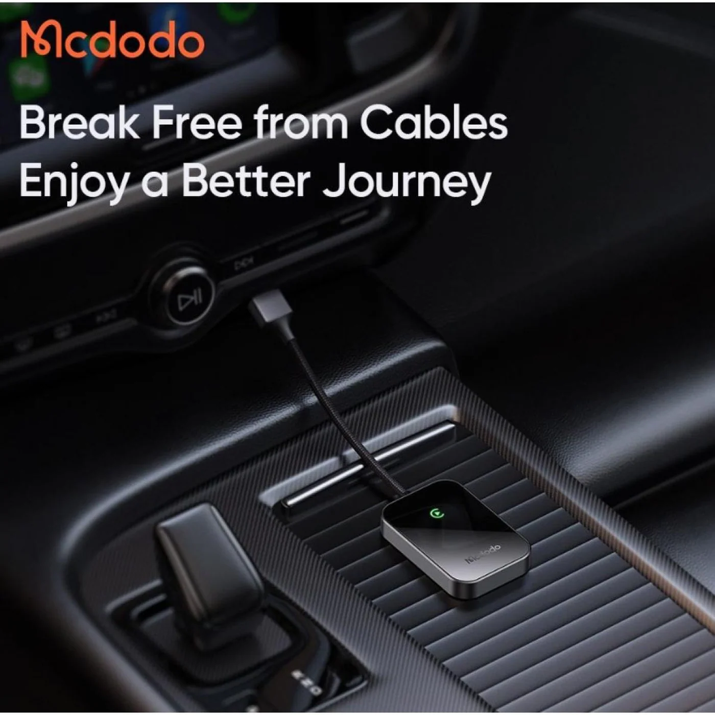 MCDODO Wired To Wireless CarPlay Adapter - Image 4