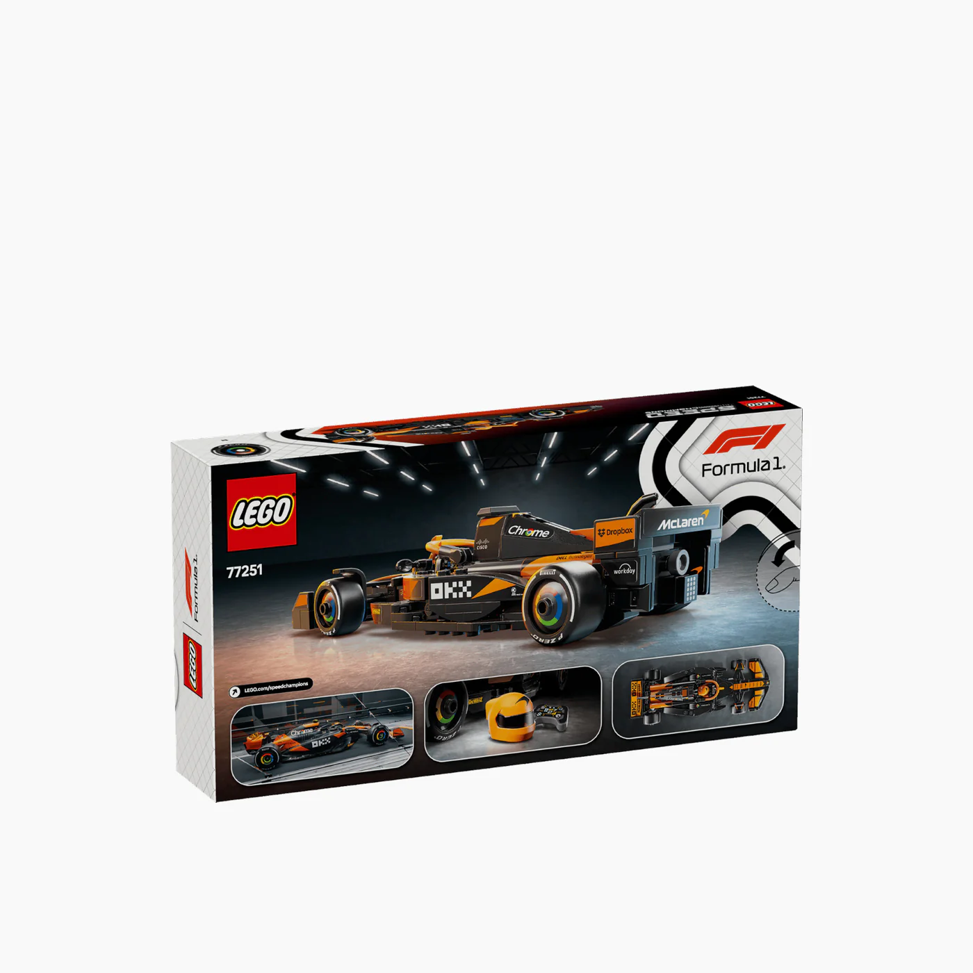 LEGO McLaren F1 Team MCL38 Race Car- 269 Pcs - Image 2