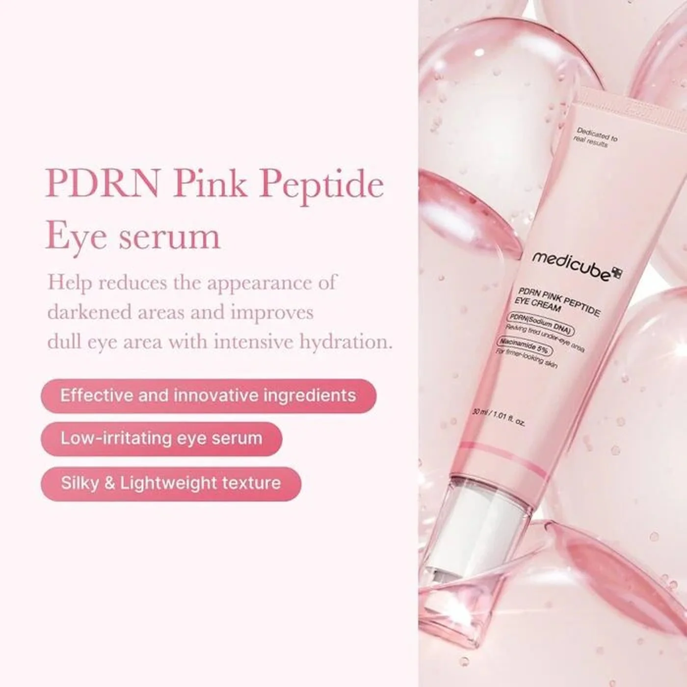 Medicube PDRN Pink Peptide Eye Cream - Image 5